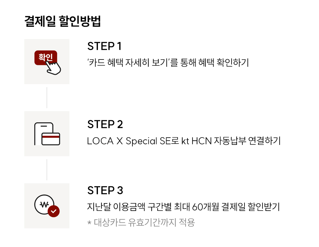 결제일 할인방법 안내 - 자세한 내용은 다음 텍스트에서 설명