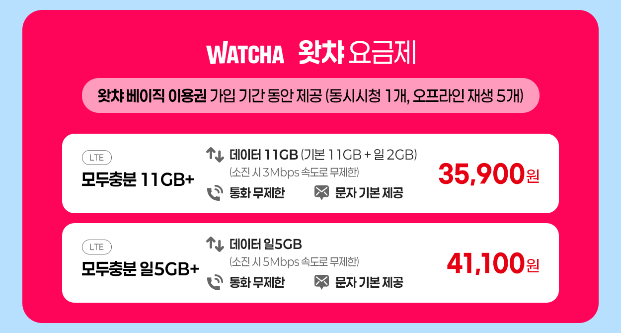 왓챠 요금제 안내 - 자세한 내용은 다음 텍스트에서 설명