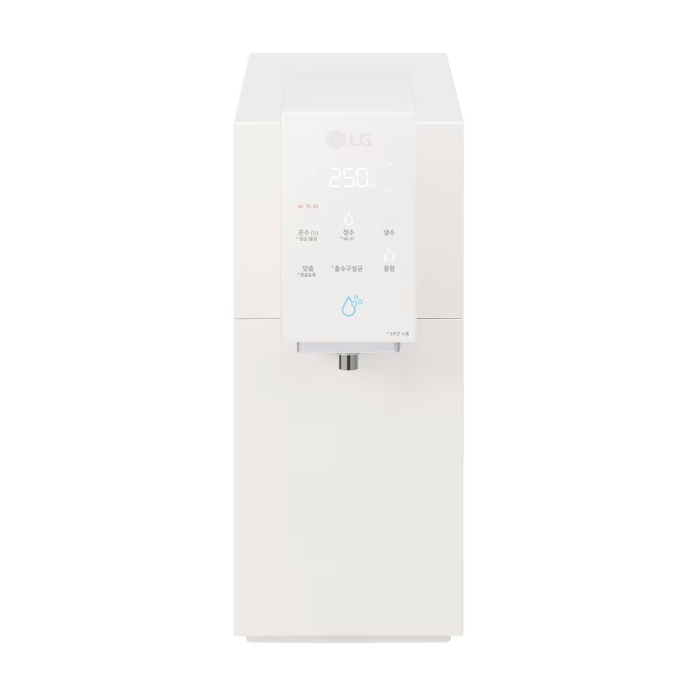 LG전자 오브제 퓨리케어 냉온정수기(베이지) 제품 모습